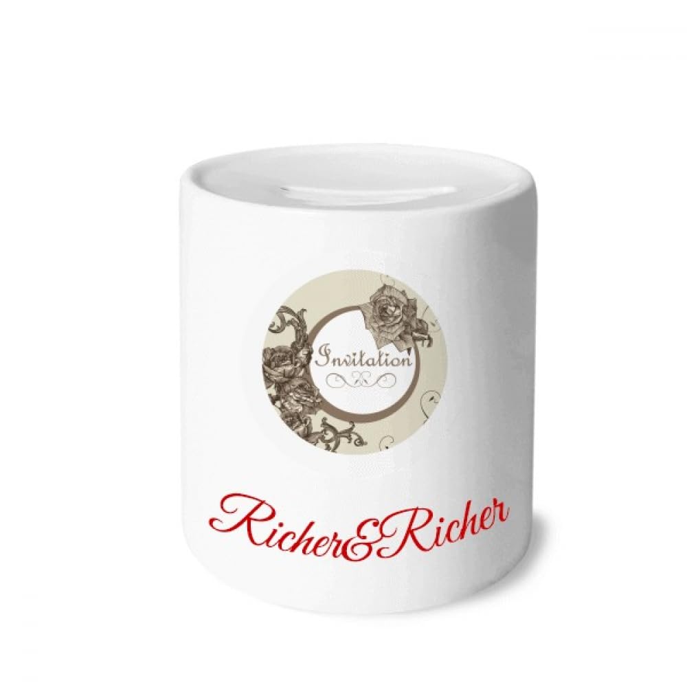 Tirelire roses antiques d'exception objet d'art et de richesse