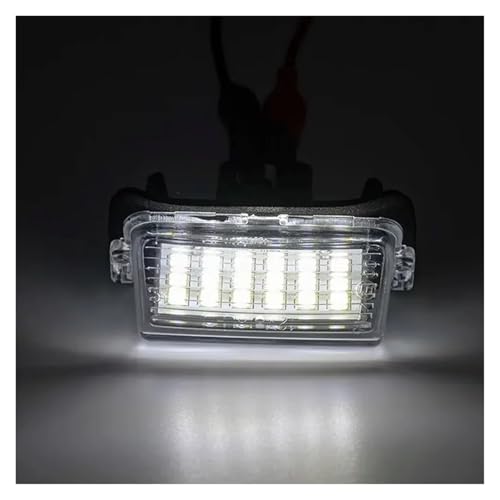 Renueva la luz de placa para Corolla Yaris 2014 lámpara posterior blanca de repuesto fácil 3