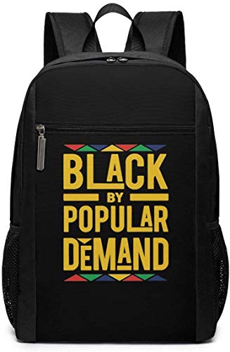 TTmom Mochilas Tipo Casual Bolsa de Viaje Black by Popular Demand Backpack Laptop School