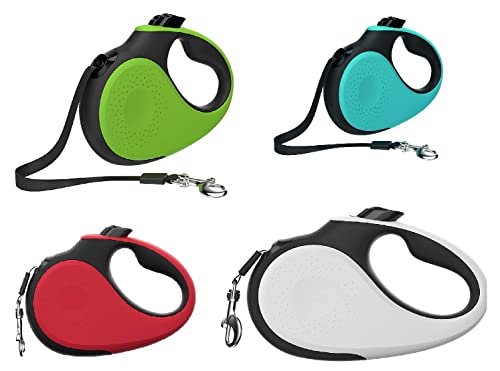 Pets Empire 360° Tangle-Free Retractable Dog Leash | Heavy Duty 16 ft Training Leash for Pets with Anti-Slip Handle | Strong Nylon Tape & One-Handed Brake Pause Lock for Medium Dogs – Multicolor Pets Empire 360° Tangle-Free Retractable Dog Leash | Heavy Duty 16 ft Training Leash for Pets with Anti-Slip Handle | Strong Nylon Tape & One-Handed Brake Pause Lock for Medium Dogs – Multicolor