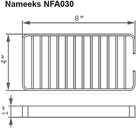 Nameeks NFA030 Shower Basket, One Size, Chrome image 4