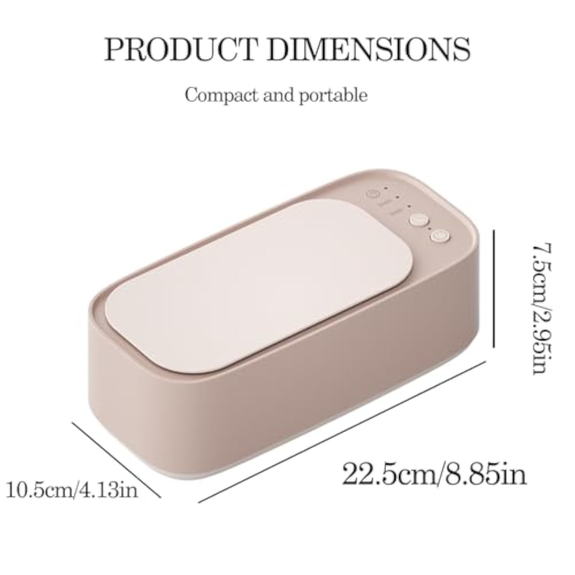 Ultrasonic Jewelry Cleaner with 3 Modes