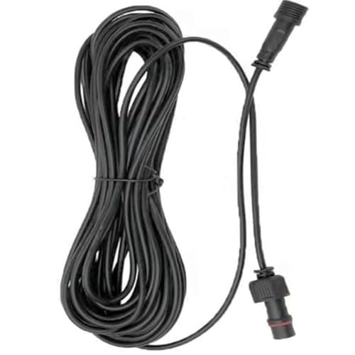 2 Pin Extension Cable for Solar Outdoor String Lights, 16 Ft Solar Strip Lights Waterproof Extension...
