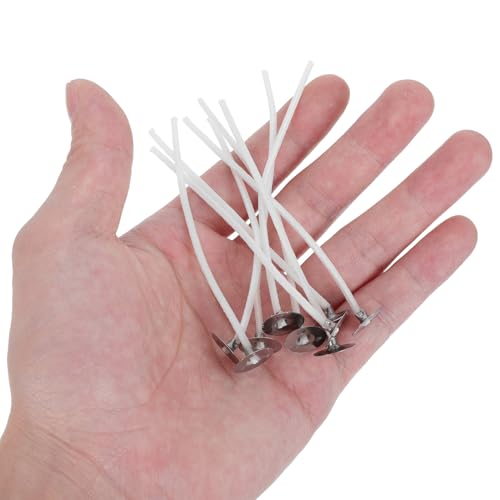 200 pzas Mechas para Velas 9 cm con Bases y Pestañas miniatura 3