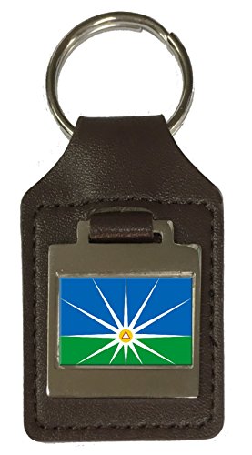 Porte-clés en cuir gravé Minas Gerais cadeau idéal souvenir