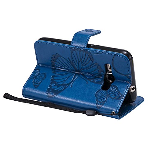 DENDICO Cover Galaxy J1 2016, Pelle Portafoglio