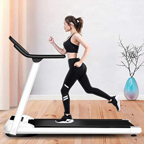 Image of Folding Motorised Treadmill Adjustable Speed LCD Screen Folding Walking Machine for Home and Office