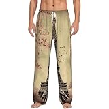 Performance du produit : ce pantalon vintage Tour Eiffel Home est fabriqué en tissus confortables qui sont doux, doux pour la peau, et aussi relaxants et confortables que possible. Le tissu de haute qualité est léger, ce qui rend le sommeil confortable pendant la nuit. Le pantalon pyjama est livré avec une taille élastique, une taille et deux poches latérales, ce qui le rend facile à mettre et à enlever.