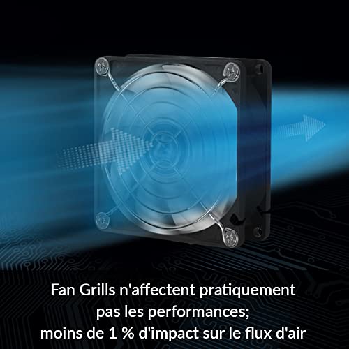 ARCTIC Fan Grill 140 mm - CPU Case Fan Grill, Made Out of Nickel Plated Steel, Air Flow Transparent, Prevents Cable Damage