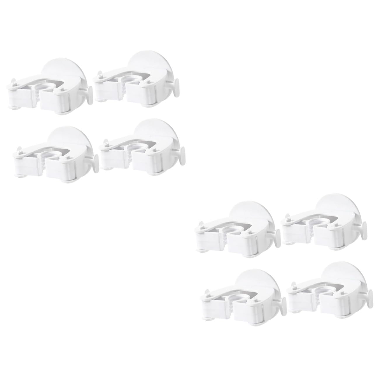 PEKMAR Soporte Organizador De Escoba Para El Hogar, Gancho Sin Perforaciones, Gancho Montado En La Pared, Clip Para Trapeador Para Cocina, Baño, Accesorios De Almacenamiento, 8, Uno