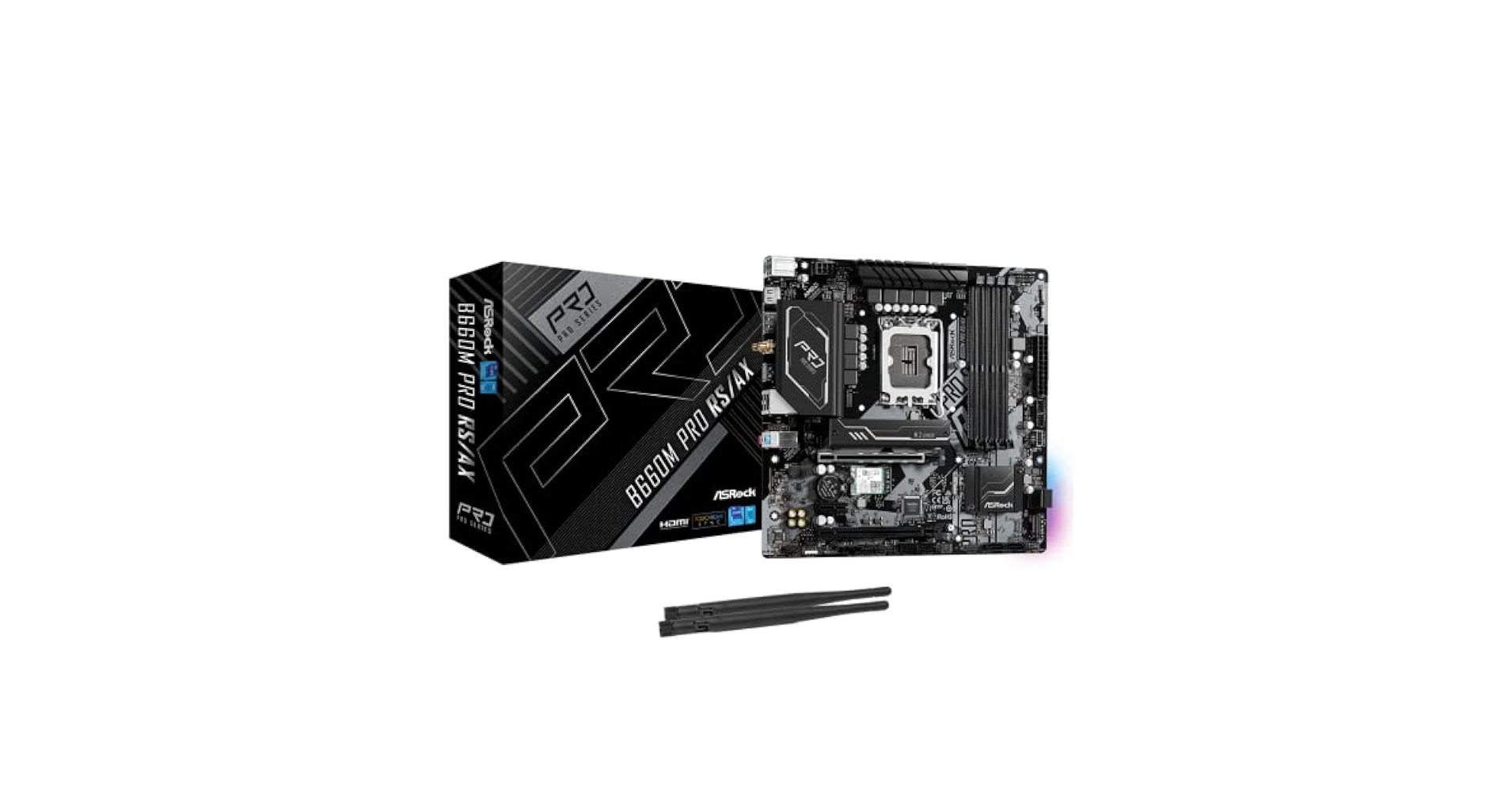 マザーボード ASRock B660 Pro RS ASRock、Wi-Fi 6Eに対応したMicro ATXマザー「B660M Pro RS/ax