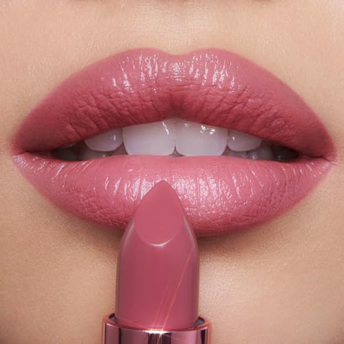 Charlotte Tilbury Iconic Hollywood Lip Trio - Limited-Edition Lipstick Gift Set Featuring K.I.S.S.I.N.G Shades - Moisturizing, Flattering Travel Size Lipsticks
