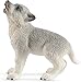 Schleich Wild Life 3pc. Mother Wolf and Baby Wolf Pups Figurine Set - Authentic and Highly Detailed Toy Set, Durable for Education and Fun Play, Perfect for Boys and Girls, Ages 3+