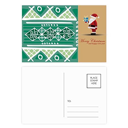 Cartes postales de remerciement Père Noël pour écrire sans bavures lot de 20