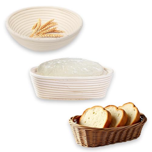 MadeTerra S Essential Bread - Making Set : Round Banneton