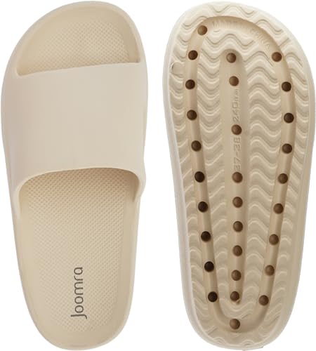 Image of Joomra Arch Support Slides for Women and Men Thick Sole Cushion Sandals | Soft Cloud-Like Sole, Pain Relief, Plantar Fasciitis Recovery Slippers, Quick Drying, Comfy for Indoor Outdoor Daily Use