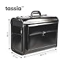 Leather Pilot Case Business Laptop Travel Flight Briefcase Bag Hand Luggage (Pilotcase)