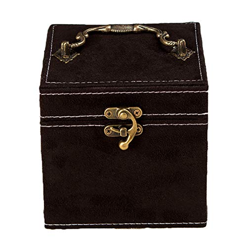 TREESTAR - Joyero de Franela para niñas y Mujeres, 3 Capas, 12 cm