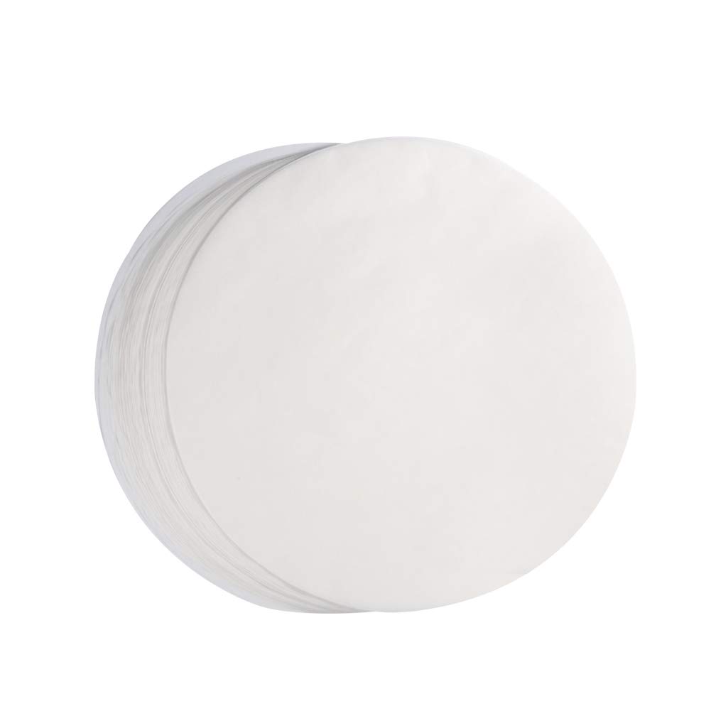 100 Pcs Parchment Paper Baking Sheets Round, 12 Inches Non Stick Precut Baking Parchment, for Baking Grilling Fryer Round Cake Tin Steaming Bread CupCake Tortilla Press