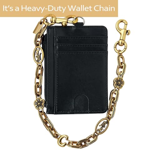 Image of Bag Chain Charm for Handbag, Purse Wallet &Pants Chain Jean Chains, Vintage Bag Strap Chains Extender