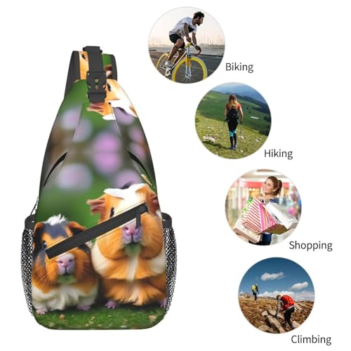 Morrales de crossbody con diseño de conejillos de indias miniatura 6