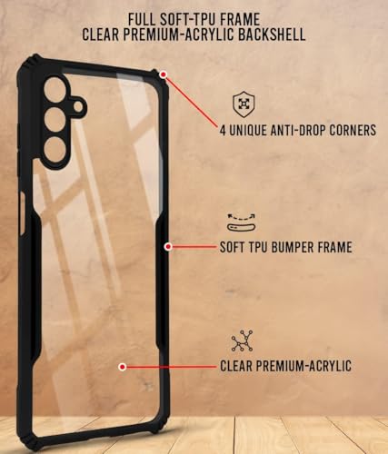 Image of Jkobi Back Case Cover for Samsung Galaxy A13 5G (Shockproof with Polycarbonate Clear Panel)