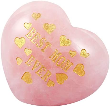 mookaitedecor Natural Carnelian Heart Crystal and Gemstone Healing,Worry Stone Palm Love Stones