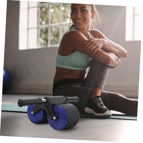 Rodillo abdominal de dos ruedas con rebote para casa 4
