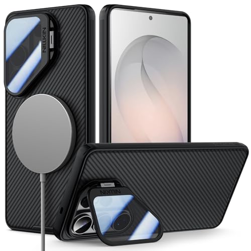 �y�J�����ی쁕�B��X�^���h�zNillkin Galaxy S26 Ultra�P�[�X MagSafe�Ή� �X�^���h�����\ �}�b�g�� ���C�����X�[�d�Ή� QI2 �M�����N�V�[ s26 ultra �}�O�l�b�g�X�}�z�P�[�X �ČRMIL�K�i �ϏՌ� ���菝�h�~ ��