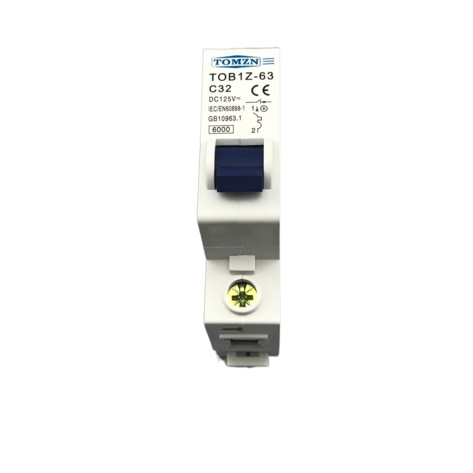 Disjoncteur 1P 32A DC 125V appareillage modulaire de coupure pour circuit de batterie