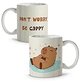 Taza capibara. Tazas de cafe capybara. Tazas desayuno. Regalos originales para mujer y hombre. Regalo para novia. Detalles compañeros de trabajo. Amigo invisible. Regalos personalizados. Regalo mujer