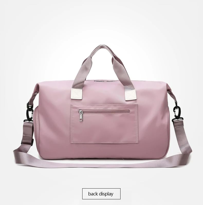 Duffel & Tote Bag for Volvo XC90 2024-2025 - Waterproof Gym Bag with Wet/Dry Compartments & Shoe Pocket - Travel Carry On Luggage, Trunk Organizer for Outdoor,Dark Pink3