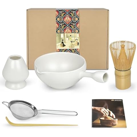 Artcome Matcha Ceremony Set with Whisk Cover
