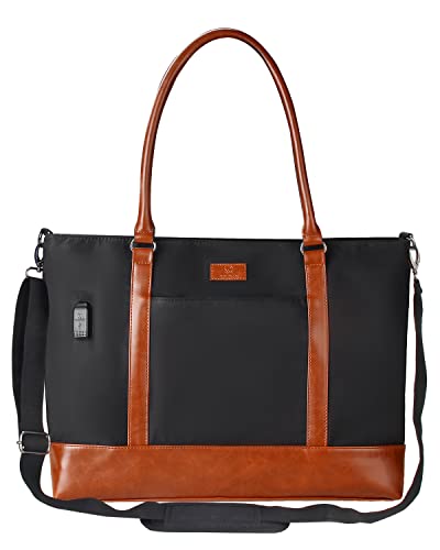 Tanto Laptop Tote Bag For Women 17.3 Inch Laptop Bag Large Women Work Bag Purse Usb Teacher Bag Fits 17.3 Inch Laptop Handbag Satchel Shoulder Bag cover