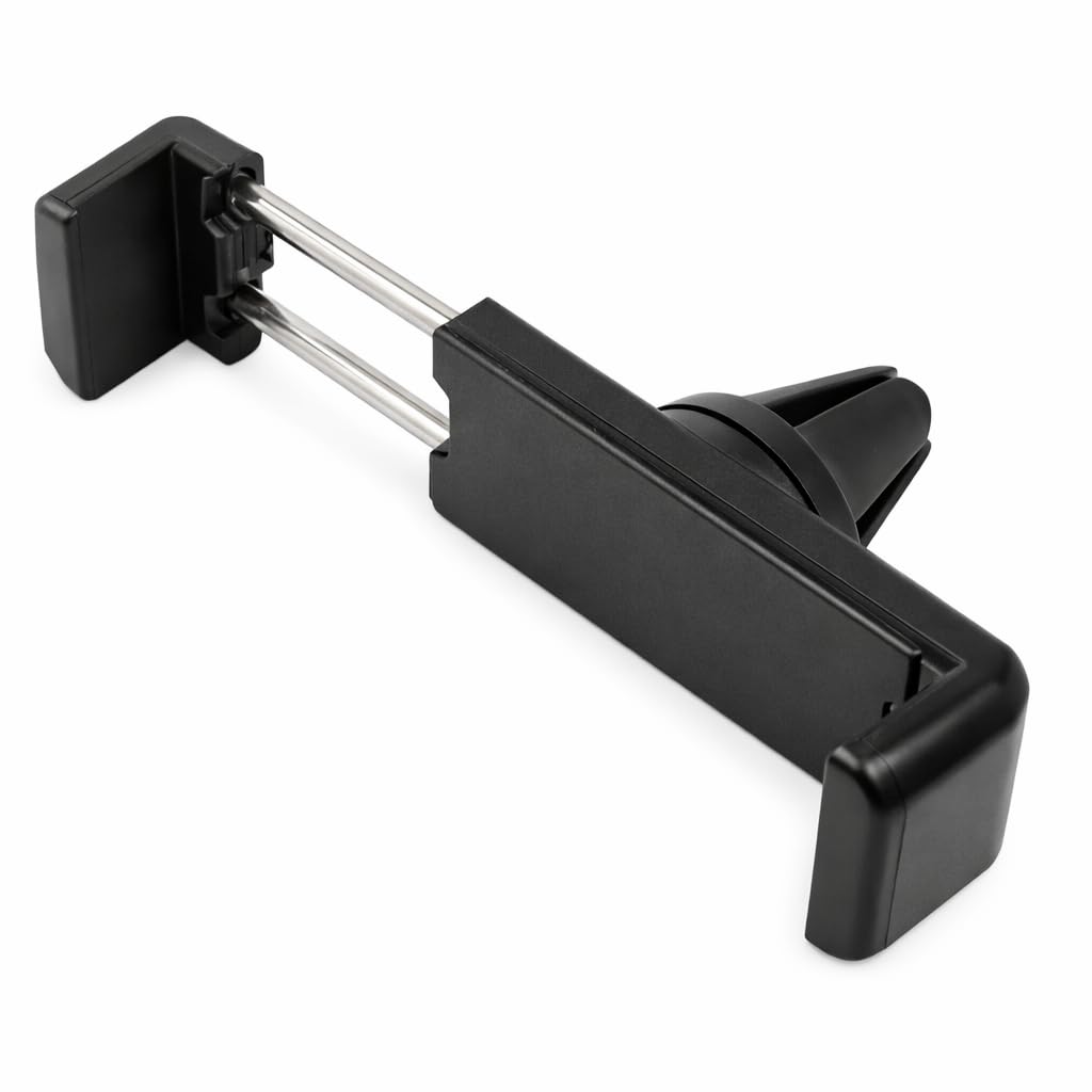 Générique Support téléphone Voiture pour Grille d’aération – Fixation Stable et Universelle (Noir)