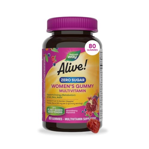 Nature's Way Alive! Zero Sugar Women's Gummy Multivitamin, 80 ct - image 1