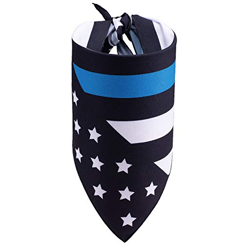 Thin Blue Line Dog Bandana