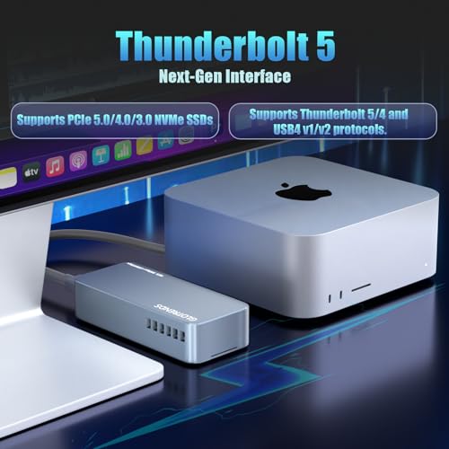 GLOTRENDS EM6003 Carcasa SSD M.2 NVMe hasta 8TB miniatura 2