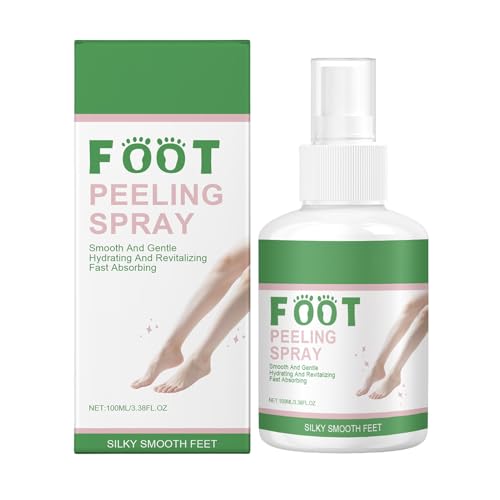 Spray Pelado Instantáneo, 100ML Spray Pelado Pie Piel Dura, Aero-soles Extracción De Callos Los Pies Naturales Aceite Árbol Té, Tratamientos Callos Pies Hidratantes, Para Hombres Y Mujeres