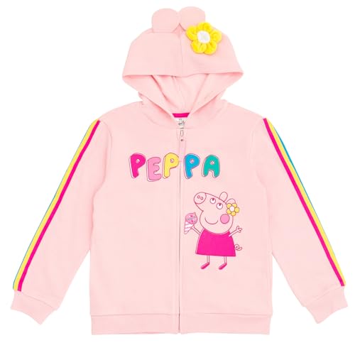 Veste Peppa Pig en polaire rose pour les sorties d'école en automne