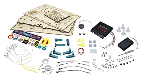 Buki Build Your Own Pinball Machine, STEM Toys Engineering Kit for Kids 8+ DIY Arcade Game with Working Flippers, Lights - Image 3