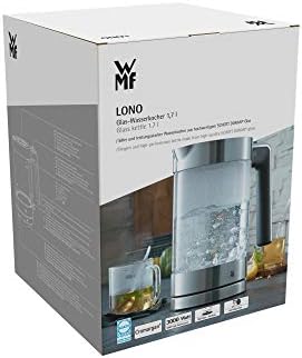 WMF CE Lono Glass Kettle, Stainless Steel, Multi-Colour, 29 x 21.5 x 21.5 cm