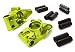 Integy RC Model C25276GREEN Billet Machnined Modified Rear Hub Set for HPI Baja 5B2.0, 5T & 5SC