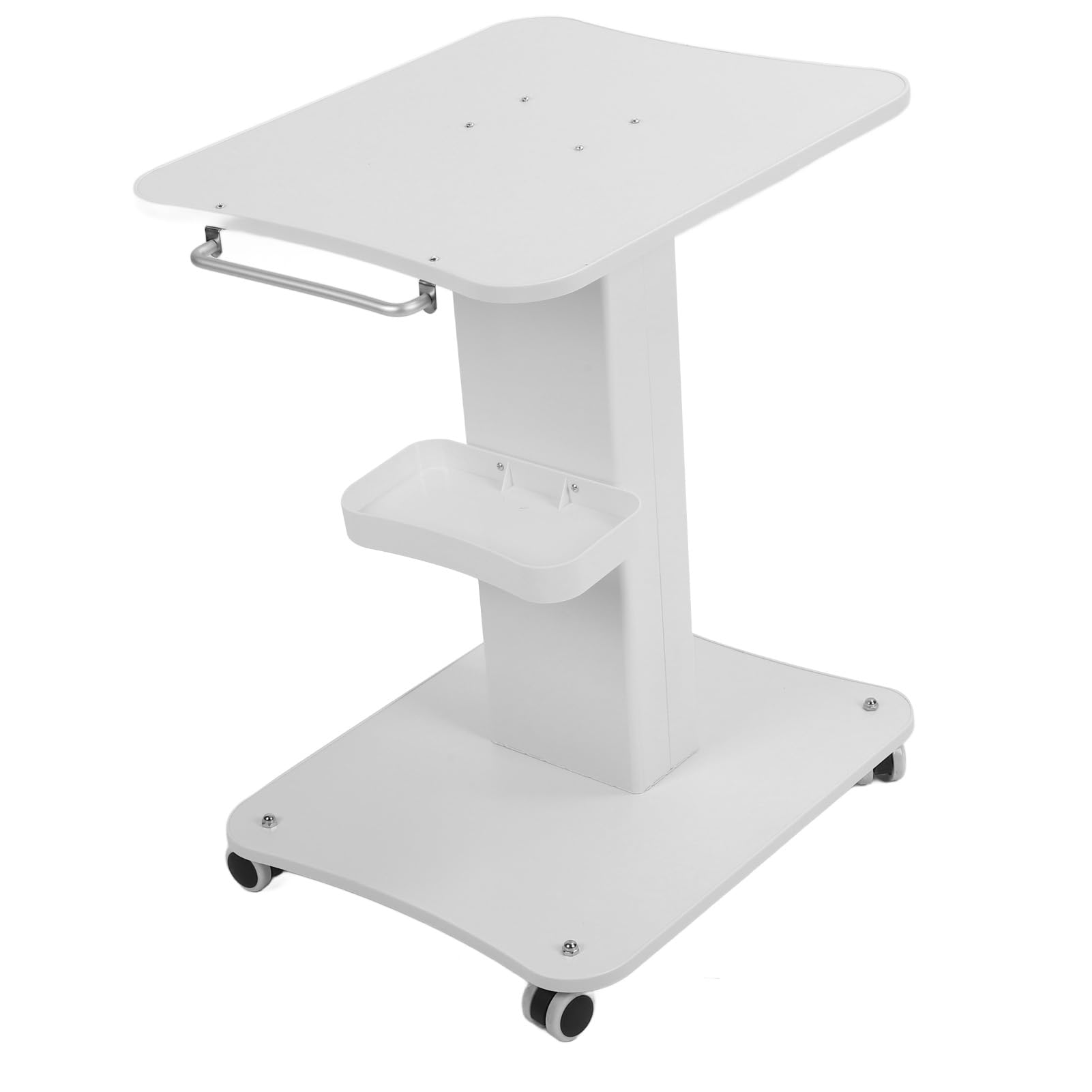 Bewinner 3-stufiger Rollender Schönheitsinstrumentenständer mit Rädern, Robuster Salonwagen für Spa, Klinik und Labor, 200 Kg Kapazität, Verstellbares Regal, Mobile Aufbewahrungseinheit