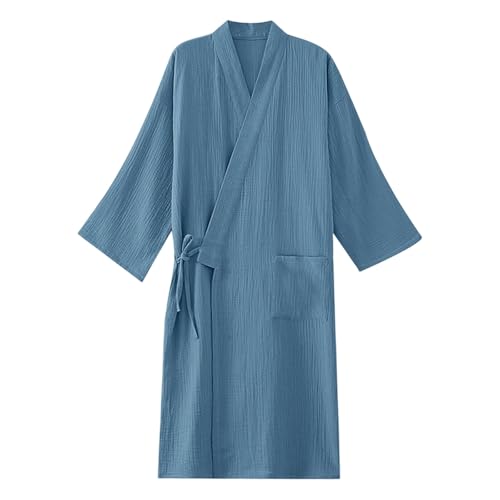 Yukata de descanso para parejas bata kimono de algodón para momentos de relax