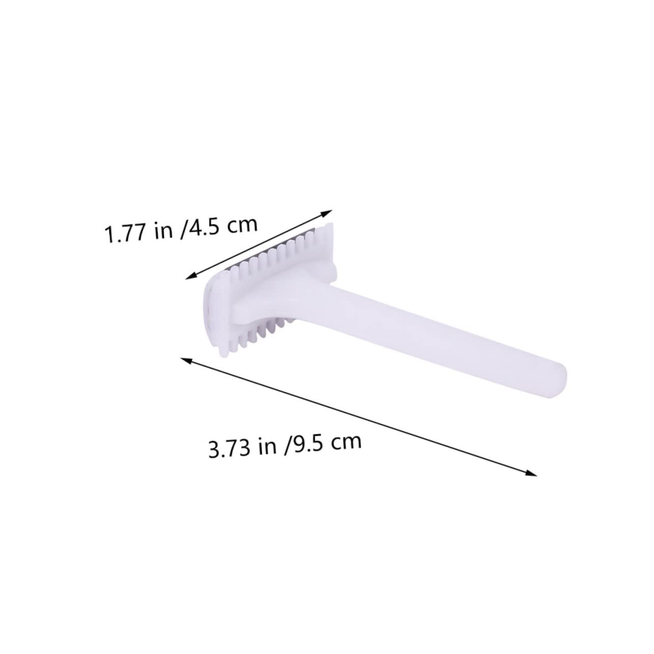 VICASKY 25 Pcs Disposable Shaving Razors for Women and Men Portable Body Hair Removers Double Edge Blades Suitable for Armpit Leg and Intimate Areas Travel Friendly Design (White)