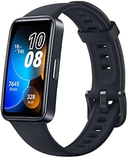 HUAWEI Band 8 Smartwatch, Ultraflaches Design, Schlaf-Tracking, 2 Wochen Akkulaufzeit,Gesundheits- und Fitness-Tracker, Kompatibel mit Android & iOS, Deutsche Version, schwarz