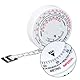 Body Mass Index Rechner, Rundes BMI-Body-Mass-Index-Teleskop-Maßband Kann Verwendet Werden, um Taillenumfang und Body-Mass-Index zu Messen 1,5 M