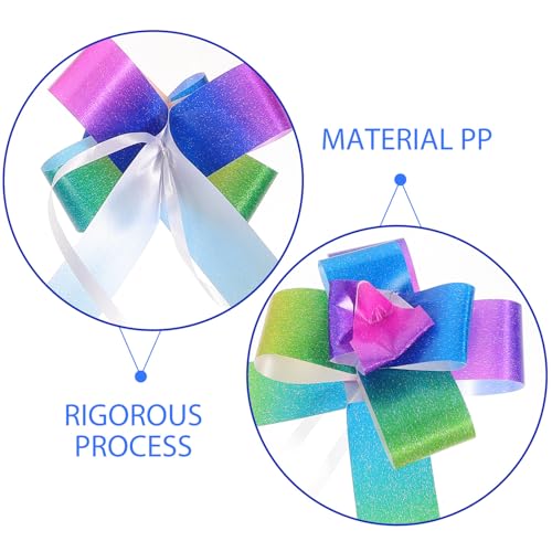 Cintas para tirar de caja de obsequio SHOWERORO en diseño de flor de PP para recuerdos de boda 4