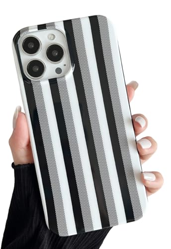 Coque iPhone 14 Pro fille idée cadeau anniversaire motif rayures